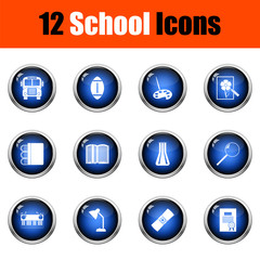 Poster - School Icon Set