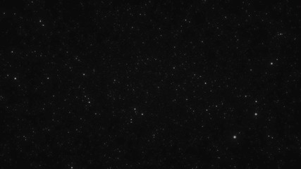 Wall Mural - travelling through dense starfield in outer space loop