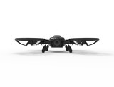Fototapeta Tematy - 3D illustration of a black drone isolated in white background