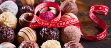 Merry Christmas Gourmet Handmade Chocolates