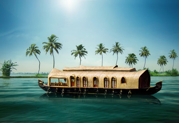 KERALA BOAT HOUSE INDIA TOURISM