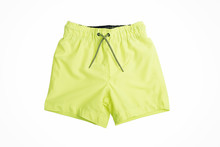 Shorts For Swimming On A White Background Isolated