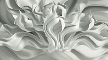 Luxury Elegant Background Abstraction Fabric. 3d Illustration, 3d Rendering.