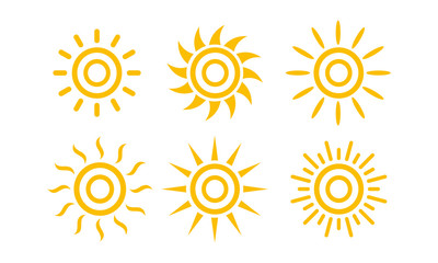 Poster - sun set icon symbol vector