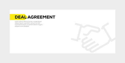 Sticker - DEAL AGREEMENT BANNER CONCEPT