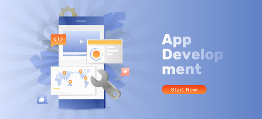 App Development Banner Template