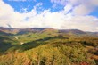 白馬の紅葉と山脈