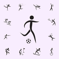 Poster - volleyball icon. elements of sportsman icon. premium quality graphic design icon. signs and symbols 