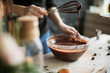 © Сергей Уланов - cooking cake on the table and baking cake ingredients