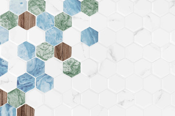 Wall Mural - Marble geometric background