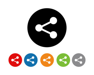 Poster - Share icon symbols vector