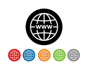 Poster - world, web icon symbol vector