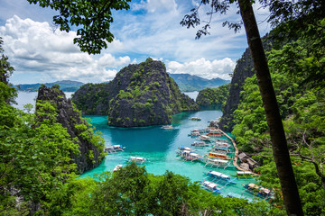 Wall Mural - Kayangan Lake in Coron Island, Palawan, Philippines.