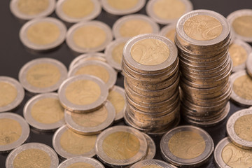 euro coins