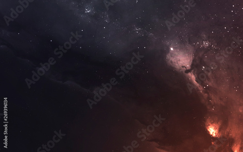 Cuadros en Lienzo Deep space, cosmic landscape