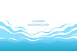 © faber14 - Waves summer background. Vector illustration.