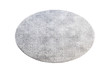 Modern light gray rug with high pile. 3d render