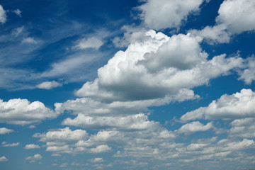 beautiful clouds in the sky at day