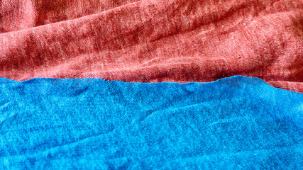 Macro from textile knitted jersey