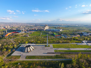 Wall Mural - armenian genocide memorial monument, in yerevan