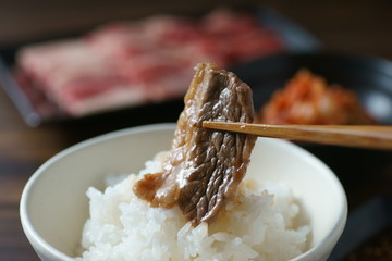 Poster - 焼肉と飯