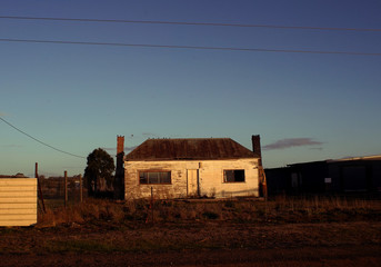 Sky,blue,farm,tasmania,town,casa,peublo,granja,cielo,azúl