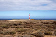 Lighthouse on the coast of island