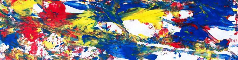 Wall Mural - banner abstract art. creative hand painted background, wallpaper, texture.