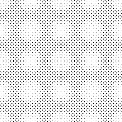 Poster - Black and white abstract geometrical dot pattern background