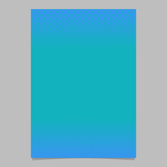 Poster - Blue halftone geometric circle and square pattern page background template