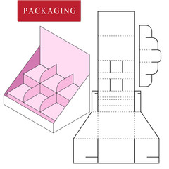 Package on package (PoP). Packaging for cosmetic or skincare product.