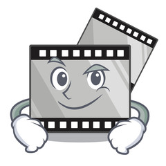 Sticker - Smirking film stirep in the characater shape