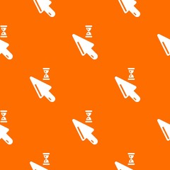 Poster - Cursor pattern vector orange for any web design best
