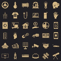 Poster - Laptop icons set. Simple style of 36 laptop vector icons for web for any design