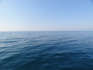 only sea and sky background