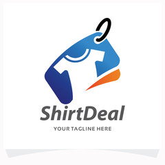 Sticker - Shirt Deal Logo Design Template