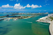 Beautiful aerial photo of Miami Florida