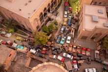 Traffic Jam At Cairo Egypt