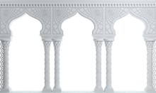 Eastern Ancient Arab White Arcade
