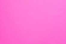 Vibrant Pink Solid Color Background. Plain Magenta Surface. Modern Painting. Creativity And Art. Bright Wallpaper. Copy Space.