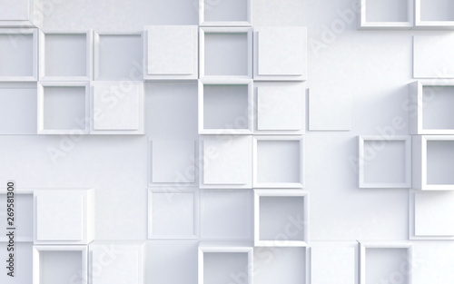 Fondo Cubo Cubos Abstracto Blanco Geometrico Cuadrado