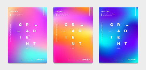 abstract gradient poster and cover design. vector illustration.