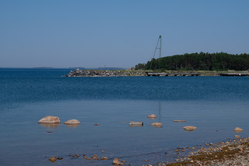 Wall Mural - view of harbour