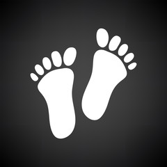 Sticker - Foot Print Icon