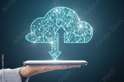 Cloud computing and server concept