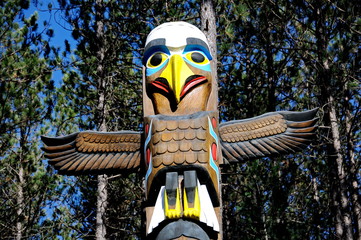 Totem Pole at the East Gate, Algonquin Park