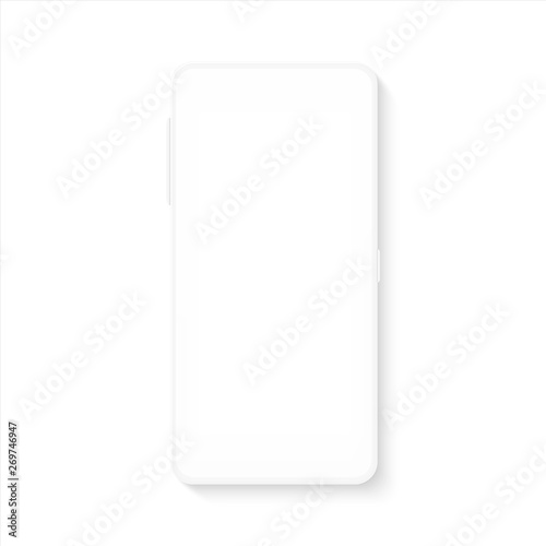 Empty Smartphone Icon Cell Phone Symbol Mobile Gadget Pda