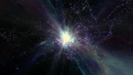 Wall Mural - Star Warp 052: Traveling through star fields in deep space (Loop).