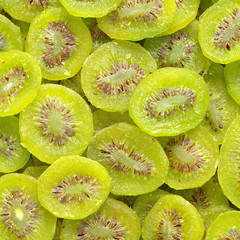 Dried Preserved Kiwi Fruit background