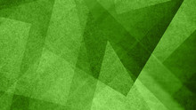 Abstract Green And White Background With Geometric Diamond And Triangle Pattern. Elegant Textured Shapes And Angles In Modern Contemporary Design.